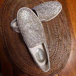 Michael Korea Silver Sneakers Size 8.5